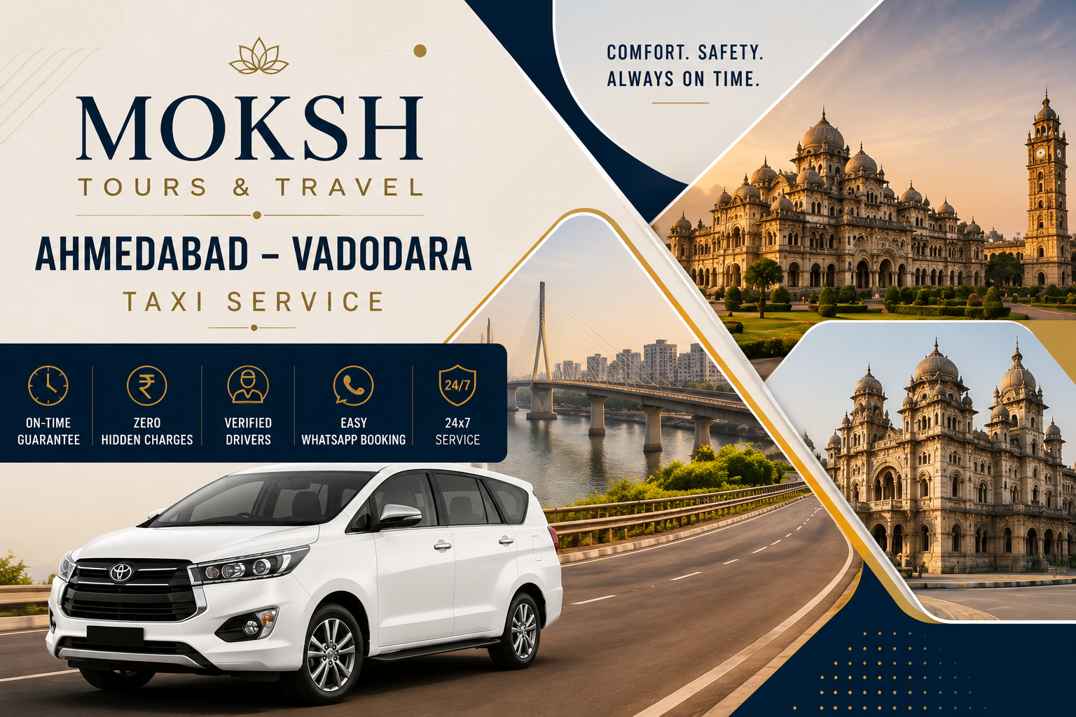 Ahmedabad to Vadodara